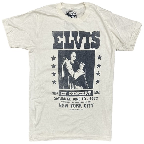 Elvis Presley Other - Elvis Presley Men's Official Merchandise In Concert 1972 Vintage Tee T-Shirt